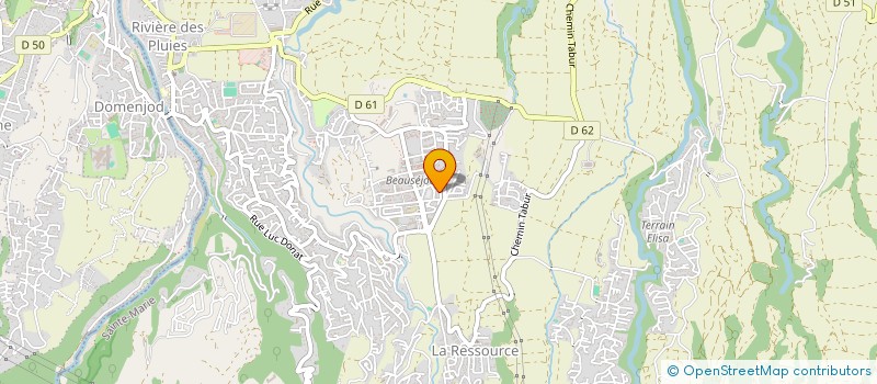 localisation de l'entreprise ALMH à SAINTE-MARIE