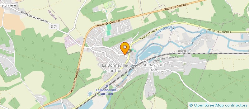 localisation de l'entreprise ALMH  LA BONNEVILLE-SUR-ITON