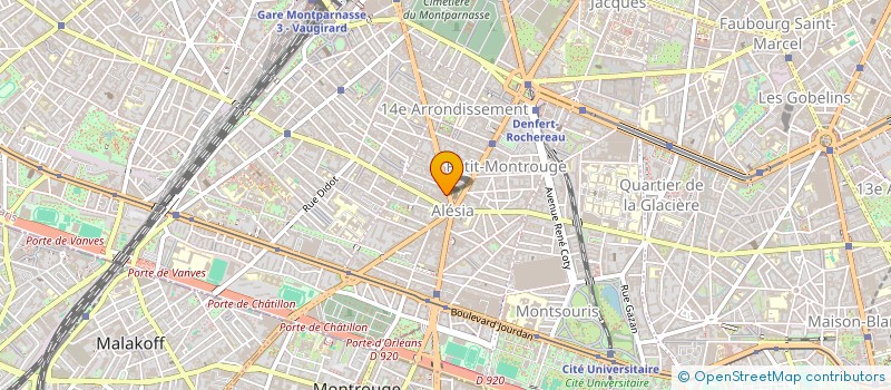 localisation de l'entreprise ALMI à PARIS