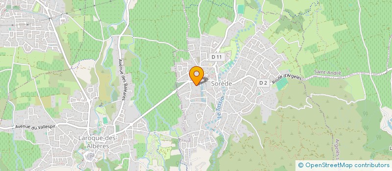 localisation de l'entreprise ALMI  SOREDE