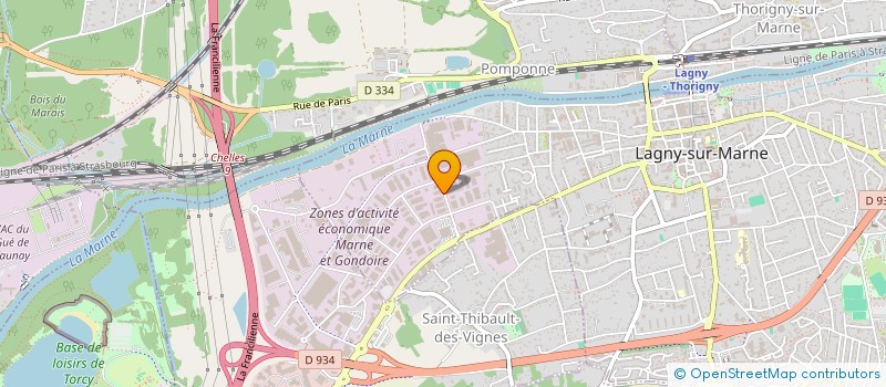 localisation de l'entreprise ALMI FINANCIERE à LAGNY-SUR-MARNE