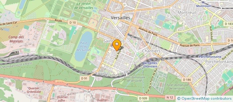 localisation de l'entreprise ALMIA RENOVATION à VERSAILLES