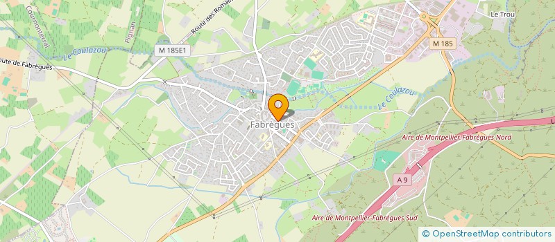 localisation de l'entreprise ALMIBEJA  FABREGUES