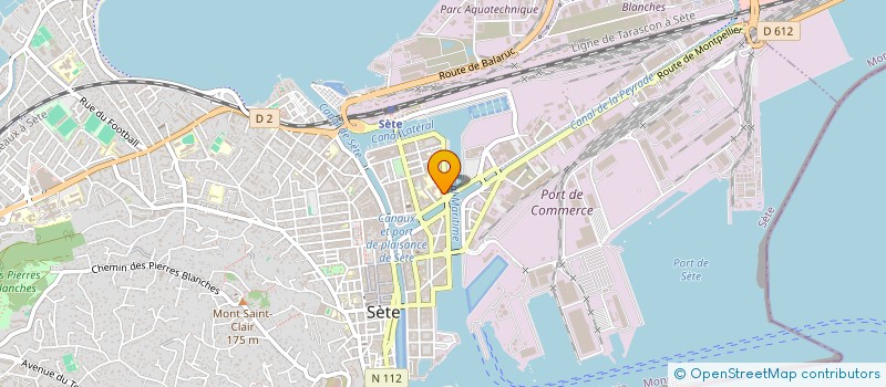 localisation de l'entreprise ALMIBEST à SETE