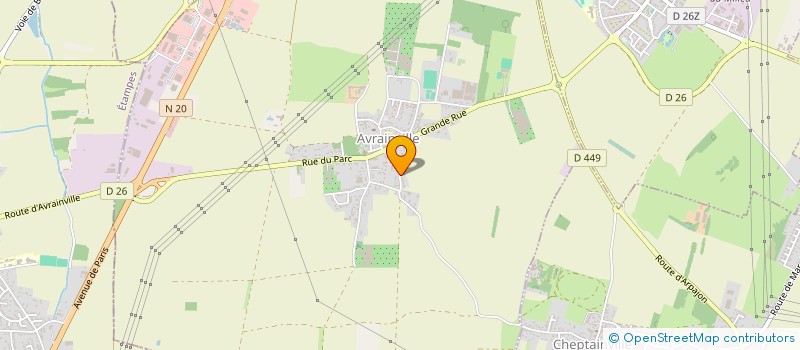 localisation de l'entreprise ALMIDA  AVRAINVILLE