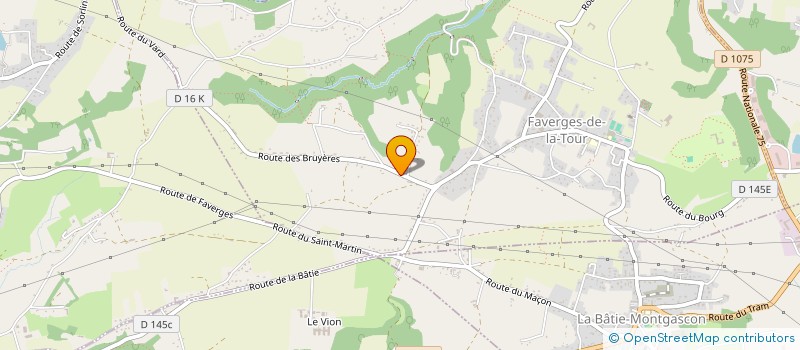 localisation de l'entreprise ALMIRA  FAVERGES-DE-LA-TOUR