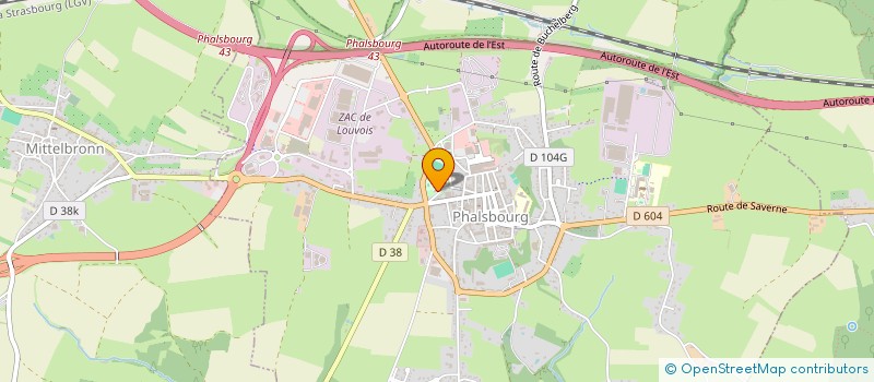 localisation de l'entreprise ALMIROSE  PHALSBOURG