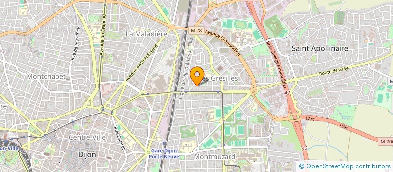 localisation de l'entreprise ALMITA à DIJON