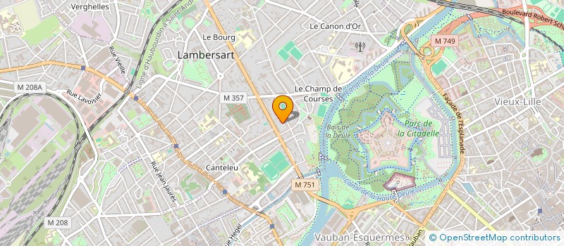 localisation de l'entreprise ALML à LAMBERSART