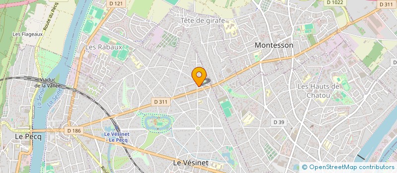 localisation de l'entreprise ALMMARC  LE VESINET