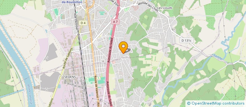 localisation de l'entreprise ALMO  ROUSSILLON