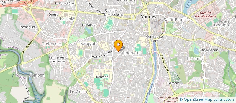 localisation de l'entreprise ALMO CONCEPT à VANNES