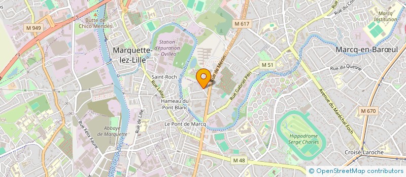 localisation de l'entreprise ALMO CONSULTING à MARCQ-EN-BARUL