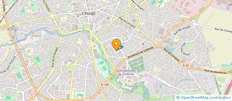 localisation de l'entreprise ALMO INVEST à CHOLET