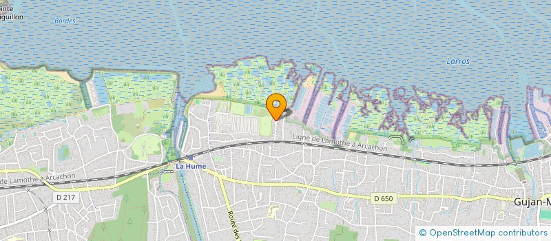 localisation de l'entreprise ALMO & JUGA  GUJAN-MESTRAS