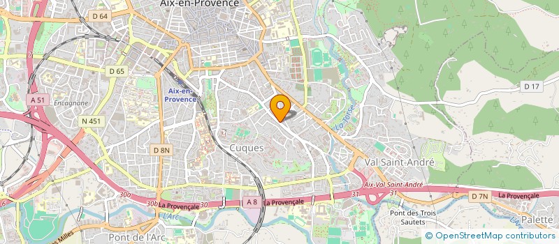 localisation de l'entreprise ALMOA à AIX-EN-PROVENCE