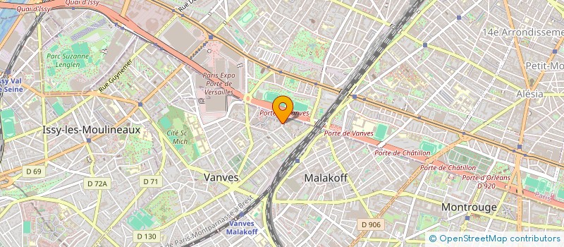 localisation de l'entreprise ALMOA  VANVES