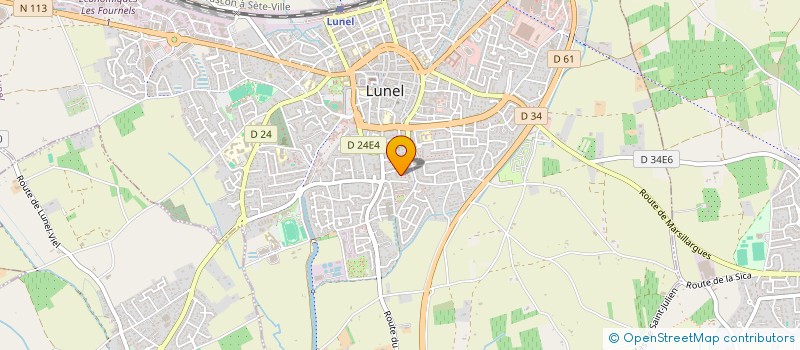 localisation de l'entreprise ALMODOVAR  LUNEL