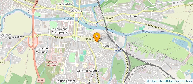localisation de l'entreprise ALMOMA  CHARLEVILLE-MEZIERES