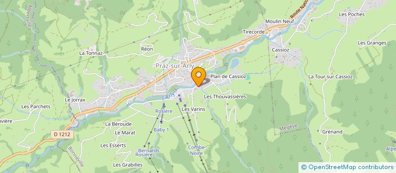 localisation de l'entreprise ALMONDO  PRAZ-SUR-ARLY