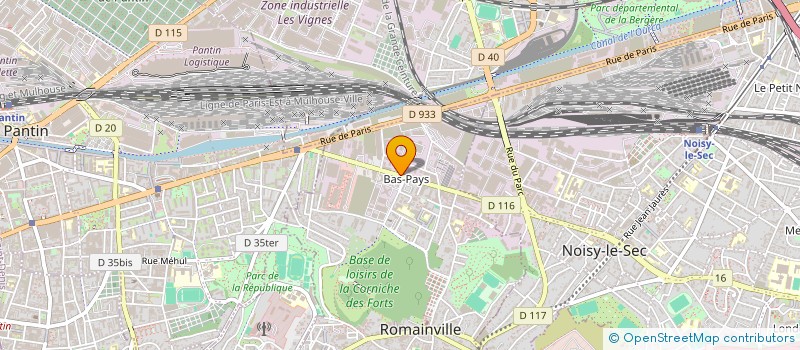 localisation de l'entreprise ALMORE à ROMAINVILLE