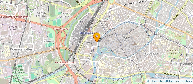 localisation de l'entreprise ALMORIBA  STRASBOURG
