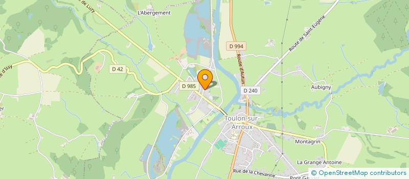 localisation de l'entreprise ALMOST  TOULON-SUR-ARROUX