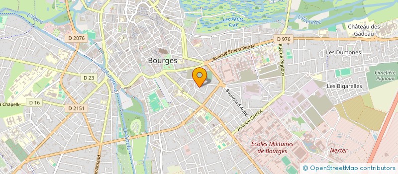 localisation de l'entreprise ALMOUR  BOURGES