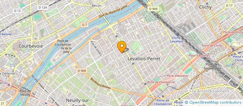 localisation de l'entreprise ALMP à LEVALLOIS-PERRET
