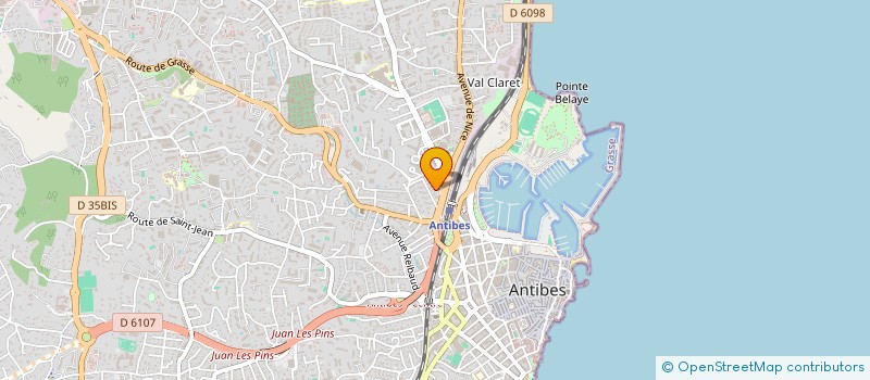 localisation de l'entreprise ALMR à ANTIBES