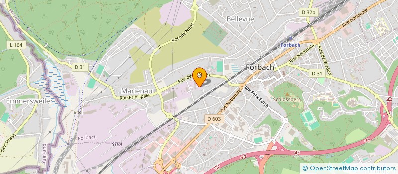 localisation de l'entreprise ALMS HOLDING  FORBACH