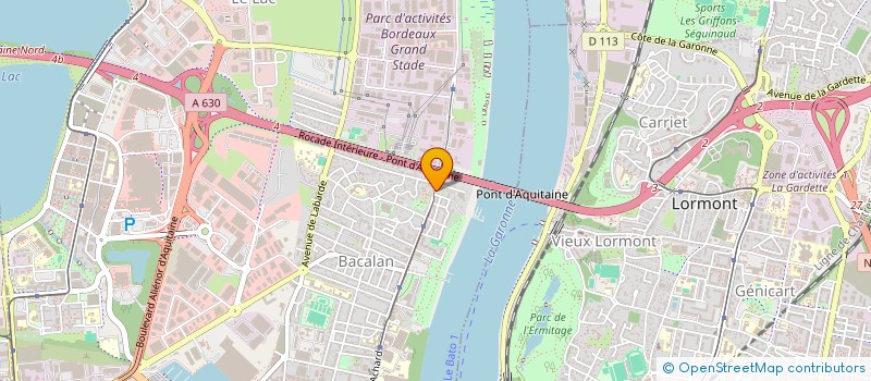 localisation de l'entreprise ALMUDENA  BORDEAUX