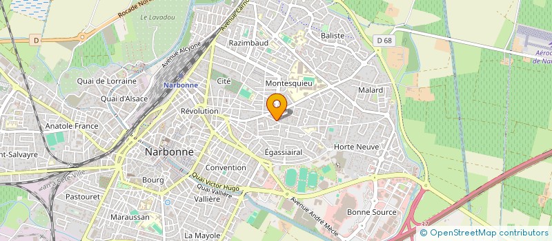 localisation de l'entreprise ALMUMA NINO  NARBONNE