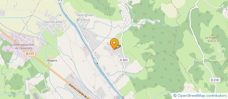 localisation de l'entreprise ALMUNA à GAJAN