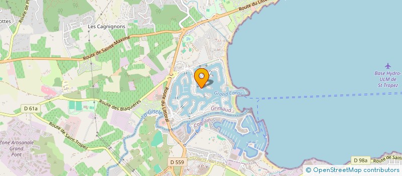 localisation de l'entreprise ALMUREDINE à GRIMAUD