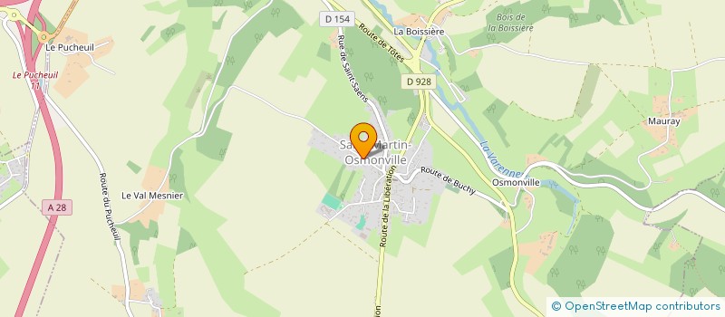 localisation de l'entreprise ALMV INVESTISSEMENT  SAINT-MARTIN-OSMONVILLE