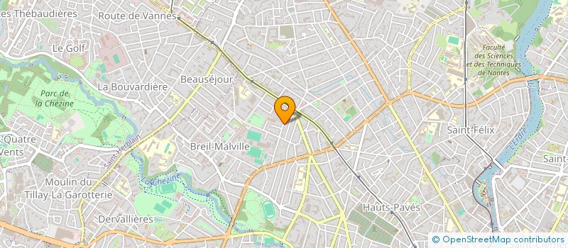 localisation de l'entreprise ALMY à NANTES