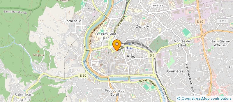 localisation de l'entreprise ALMY  ALES