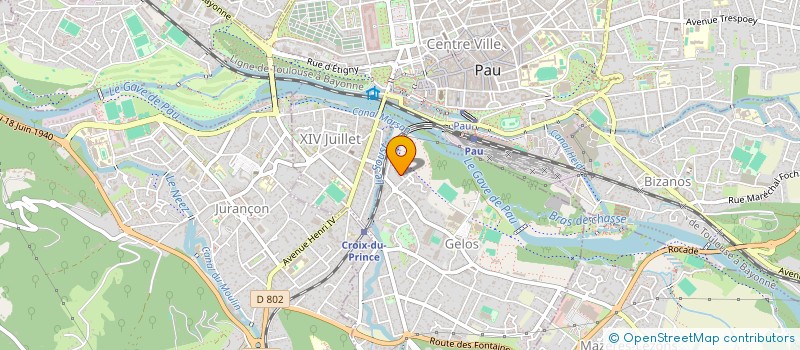 localisation de l'entreprise ALMYT  GELOS