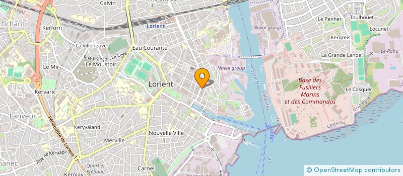 localisation de l'entreprise ALN à LORIENT