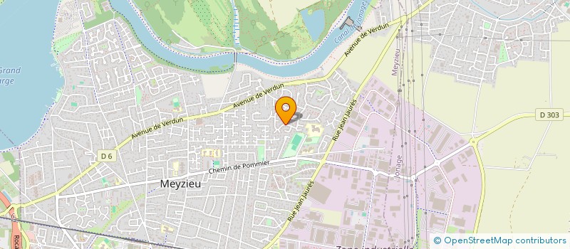 localisation de l'entreprise ALN PRESTATIONS à MEYZIEU