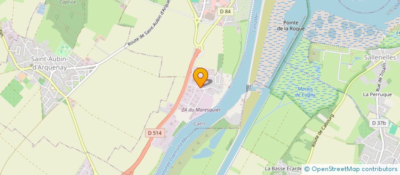 localisation de l'entreprise ALN RENOVATION à OUISTREHAM