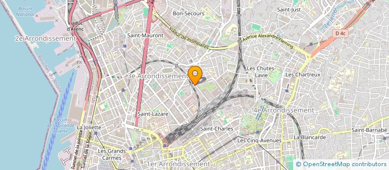 localisation de l'entreprise ALN RESTAURATION à MARSEILLE