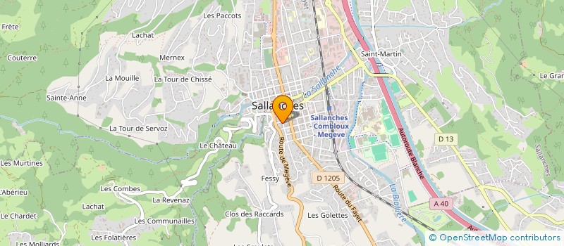 localisation de l'entreprise ALNA RACING TEAM  SALLANCHES