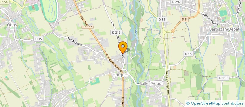 localisation de l'entreprise ALNAFRED  HORGUES