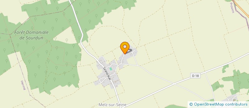 localisation de l'entreprise ALNALI  MELZ-SUR-SEINE