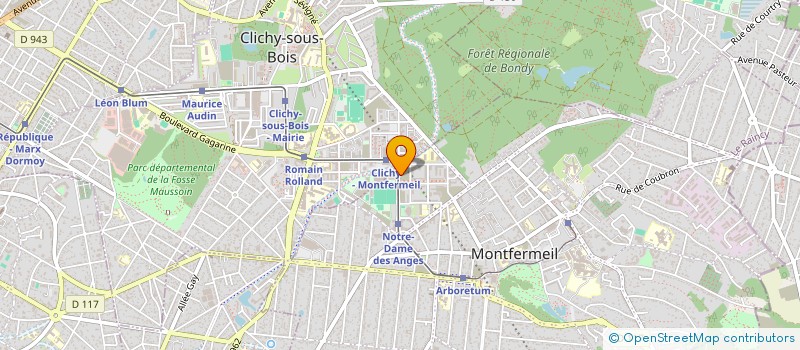 localisation de l'entreprise ALNAR à MONTFERMEIL
