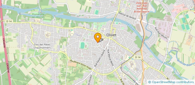 localisation de l'entreprise ALNASEM à OLIVET