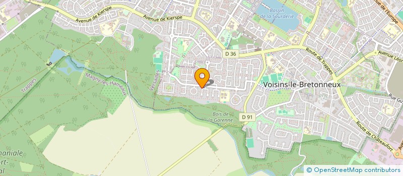 localisation de l'entreprise ALNATIS  VOISINS-LE-BRETONNEUX