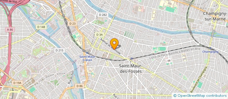 localisation de l'entreprise ALNEA  SAINT-MAUR-DES-FOSSES